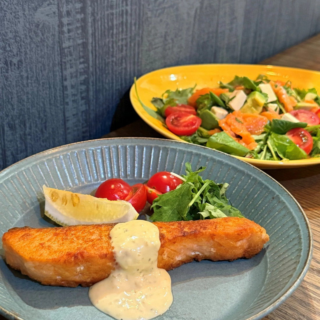 サーモンのムニエル ~タルタルソースがけ~