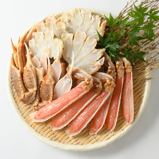 特大!肉厚!生カットオオズワイガニ750g